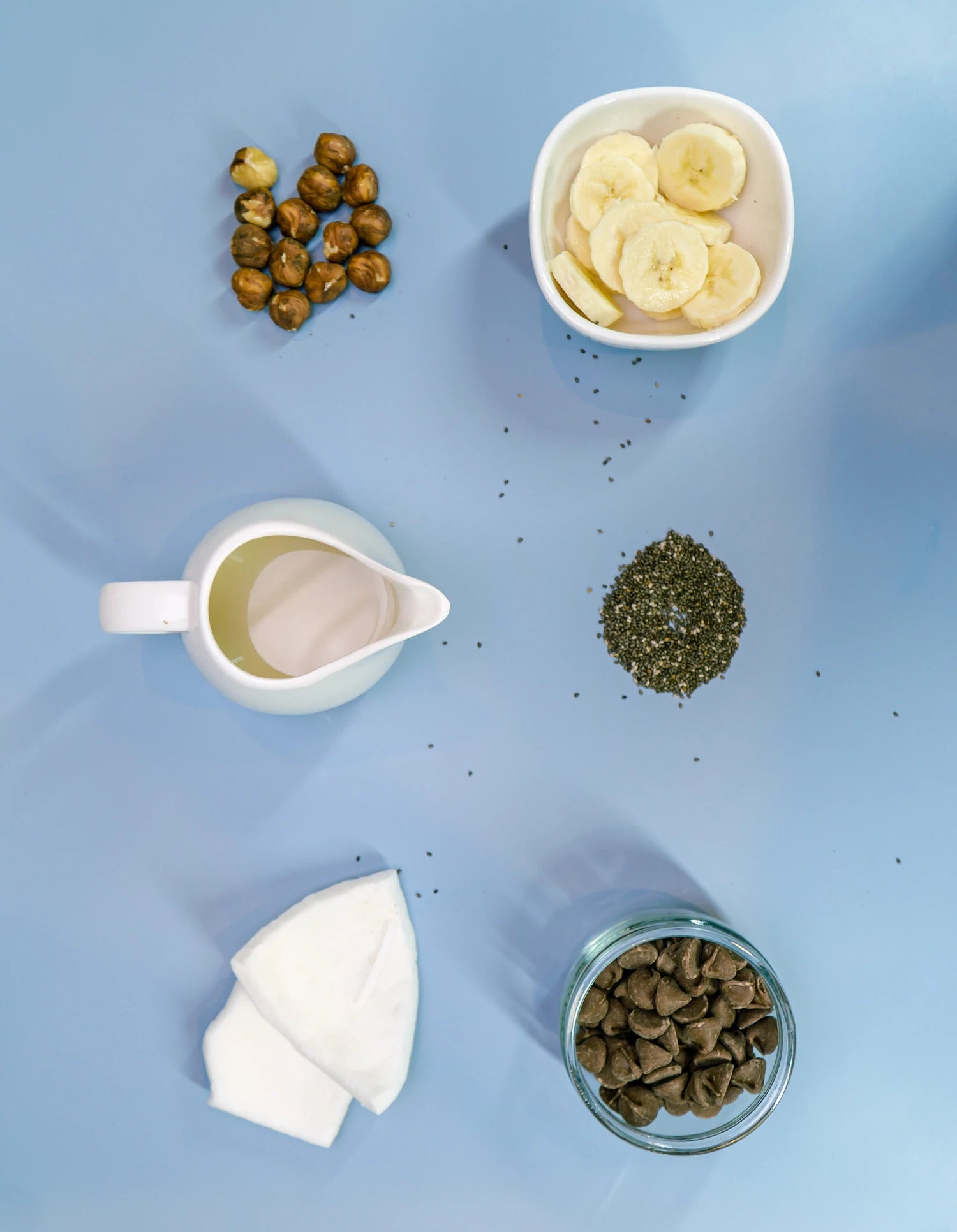 Banana Hazelnut Chia Shake - TheBlenditStore